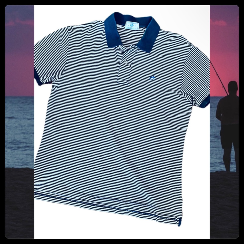 Southern Tide | Stripe Skipjack Polo